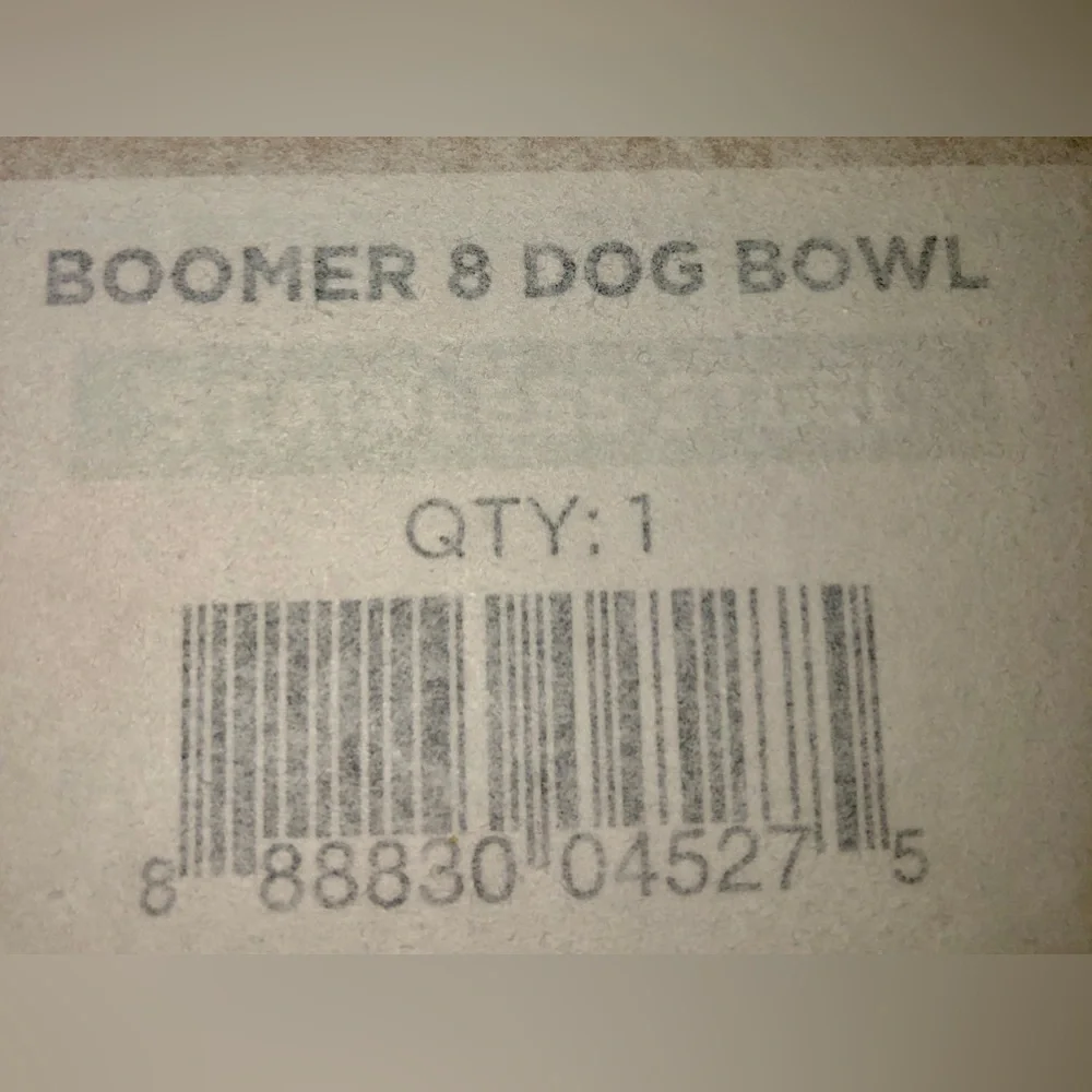 YETI BOOMER 8 CUP Stainless Dog Bowl Co-Branded with ULINE NIB
